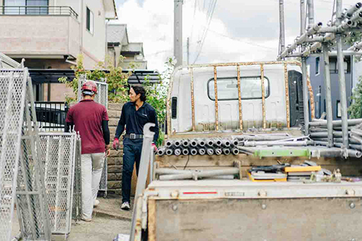 日々お客様に感謝し、より高品質な施工を目指します